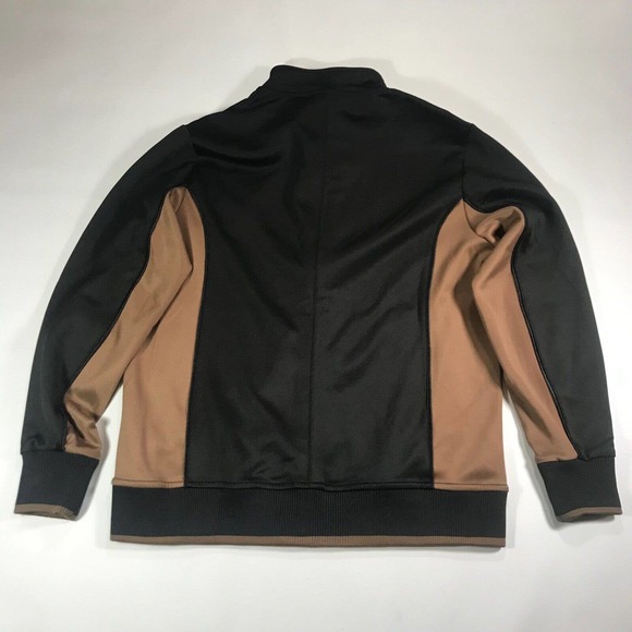 NWT Truth By Republic Mens Track Jacket MN00060M Size Medium Black/Coffee - Picture 3 of 11